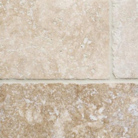 Rustic Tumbled Unfilled Travertine Sample