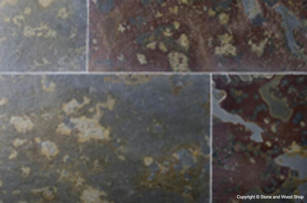 Brazilian Multicoloured Slate Riven Sample