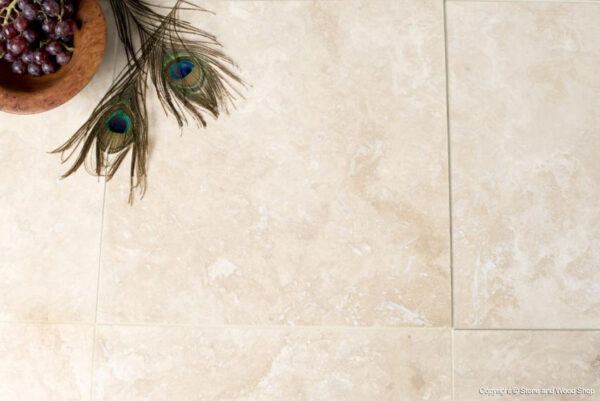 Ivory Honed & Filled Travertine