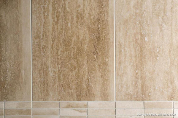 Ivory Vein-Cut Filled & Polished Travertine