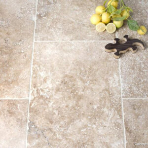 Noce Tumbled Unfilled Travertine