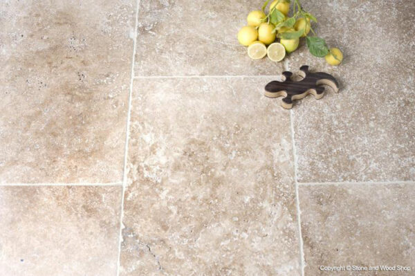 Noce Tumbled Unfilled Travertine