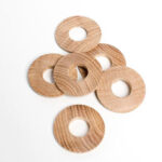 Oak Radiator Pipe Collars