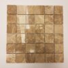 Marrone Light Polished Marble Mosaic Sample
