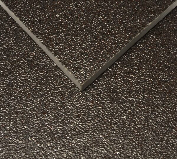 Space Black Semi Polished Porcelain Sample
