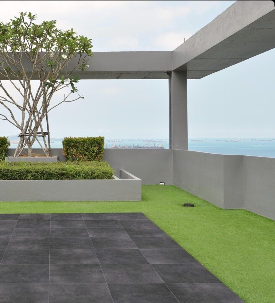Bishop Anthracite Outdoor Matt Porcelain Tile