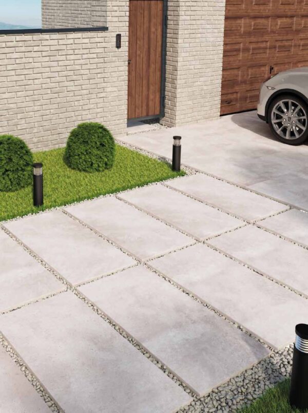 Bishop White Outdoor Matt Porcelain Tile 1200 x 600 x 20mm