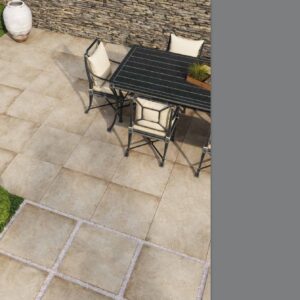Bishop Clay Sand Outdoor Matt Porcelain Tile 1200 x 600 x 20mm